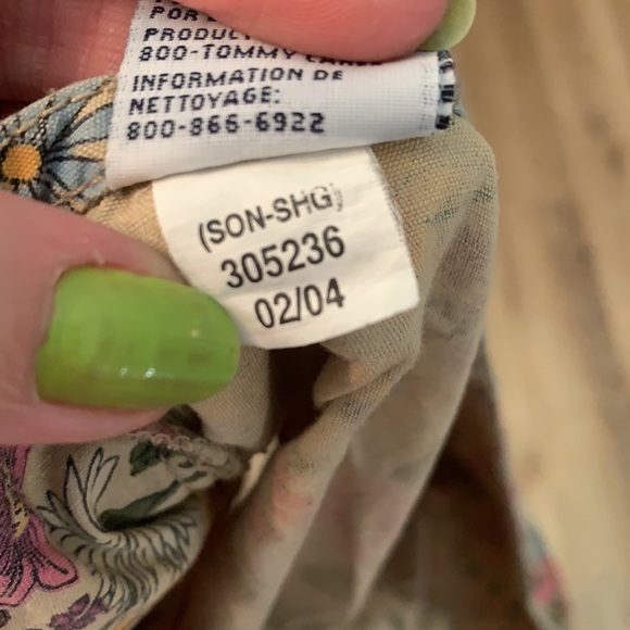 Vintage Y2K Tommy Jeans Floral Tiered Skirt Juniors Sz 17 - Picture 6 of 8